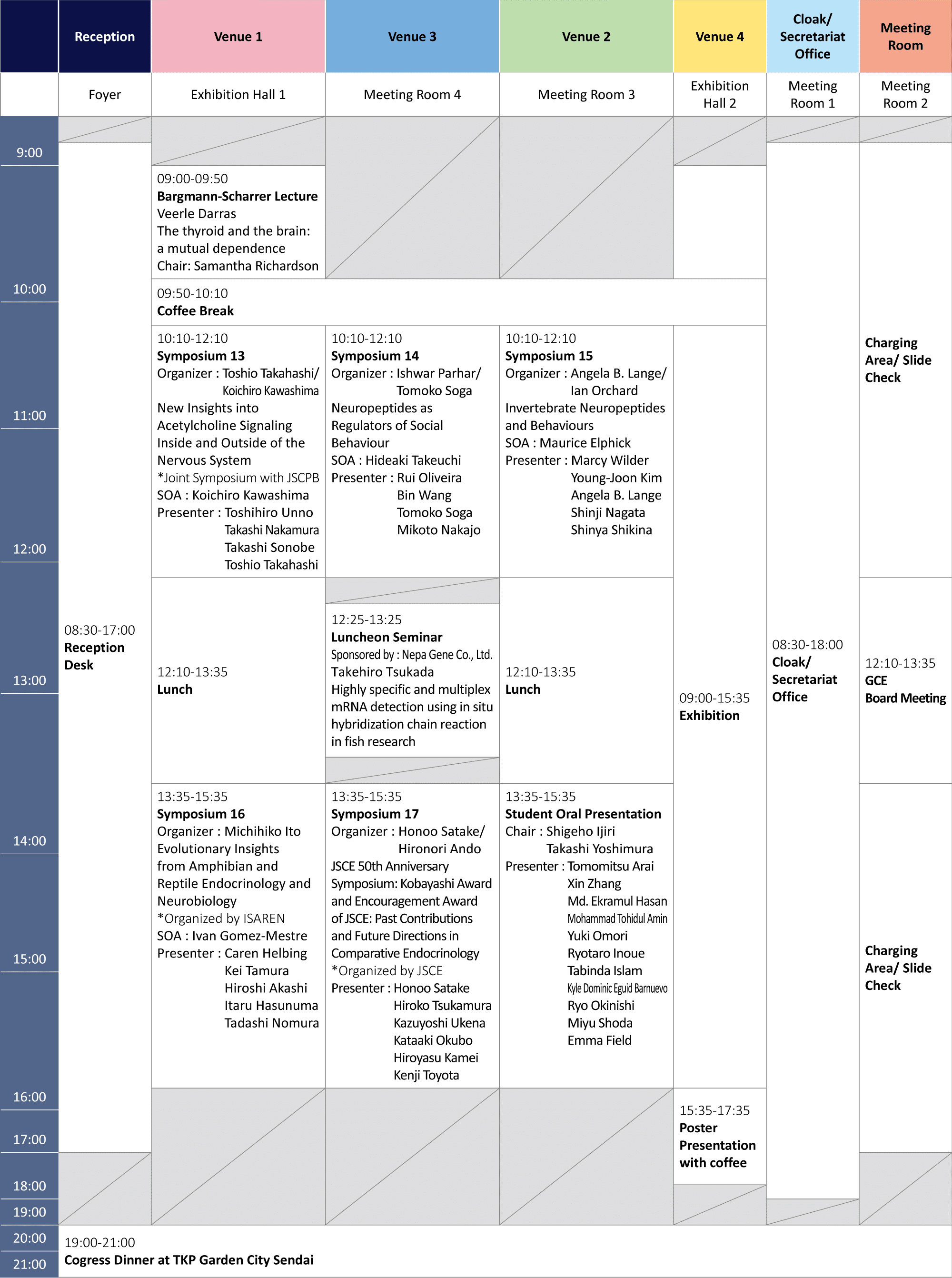 Program at a glance